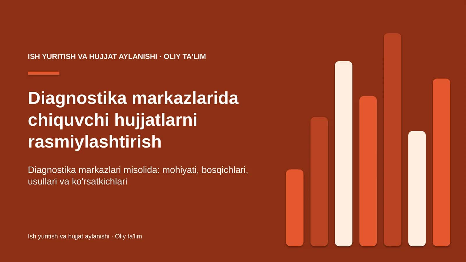diagnostika markazlarida chiquvchi hujjatlarni rasmiylashtirish 6409