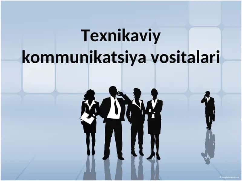 Texnikaviy kommunikatsiya vositalari