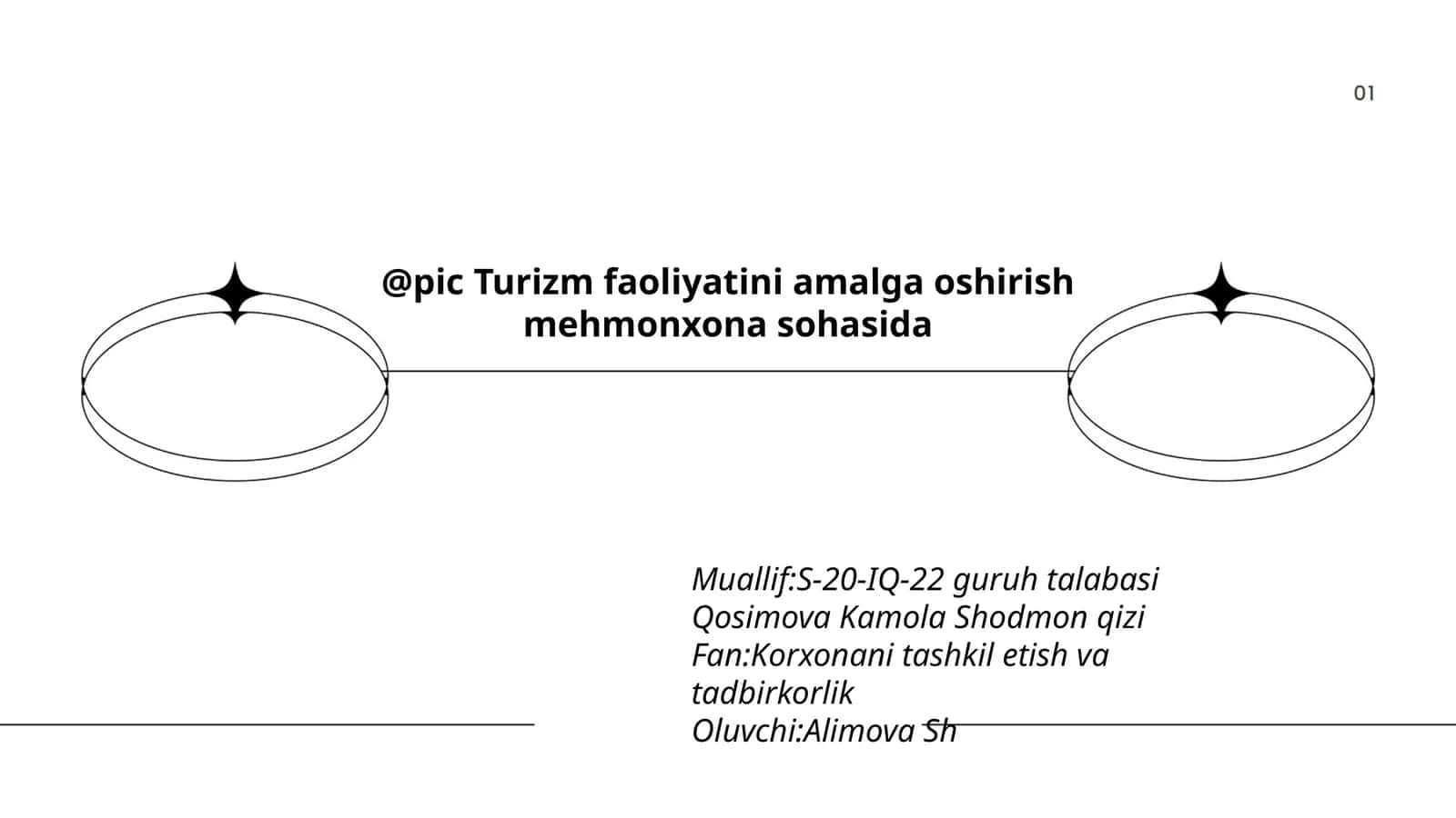 Turizm faoliyatini amalga oshirish mehmonxona sohasida