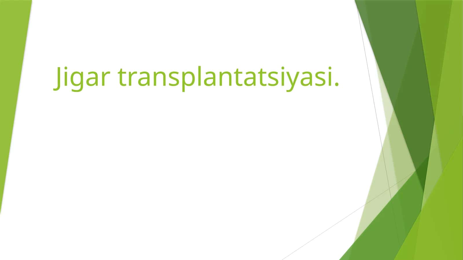 Jigartransplantatsiyasi