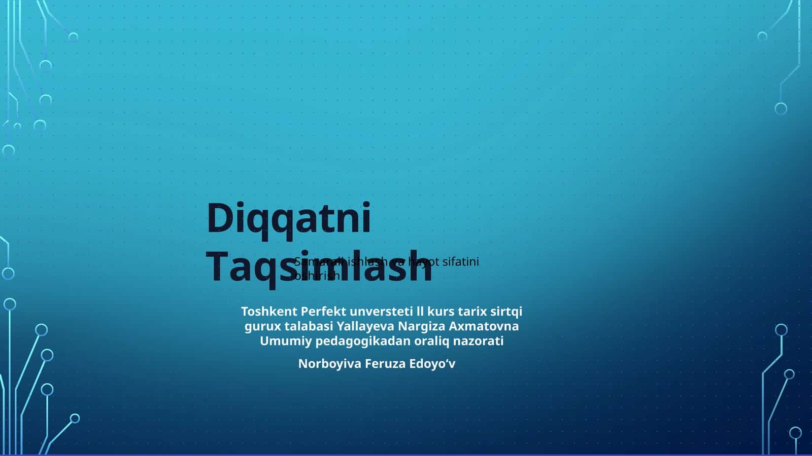 Diqqatni taqsimlash