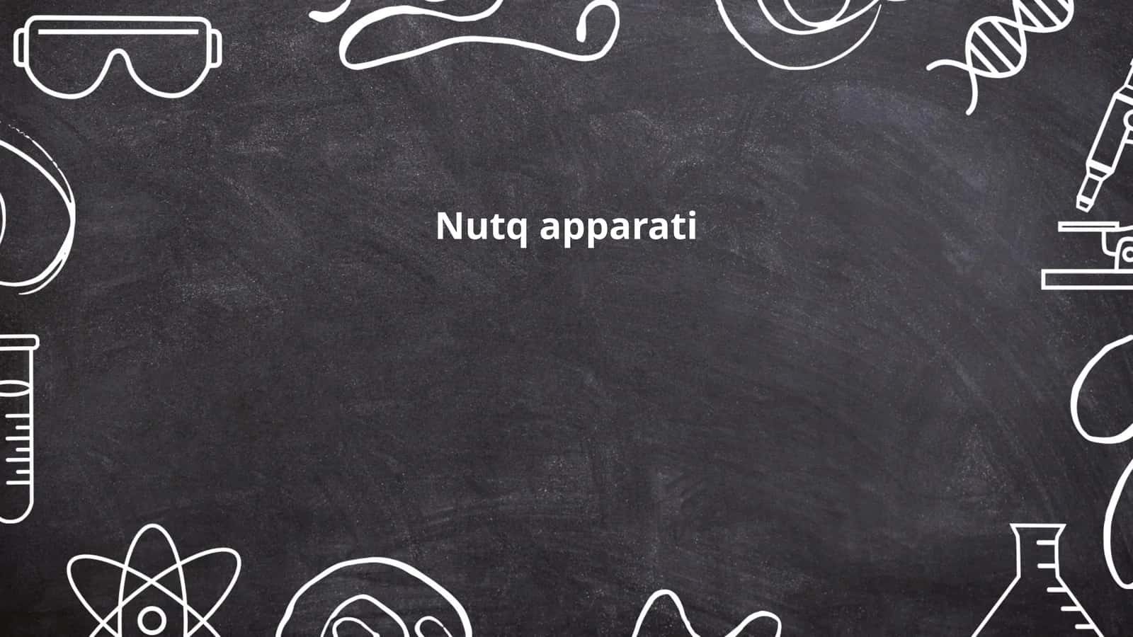 Nutq apparati