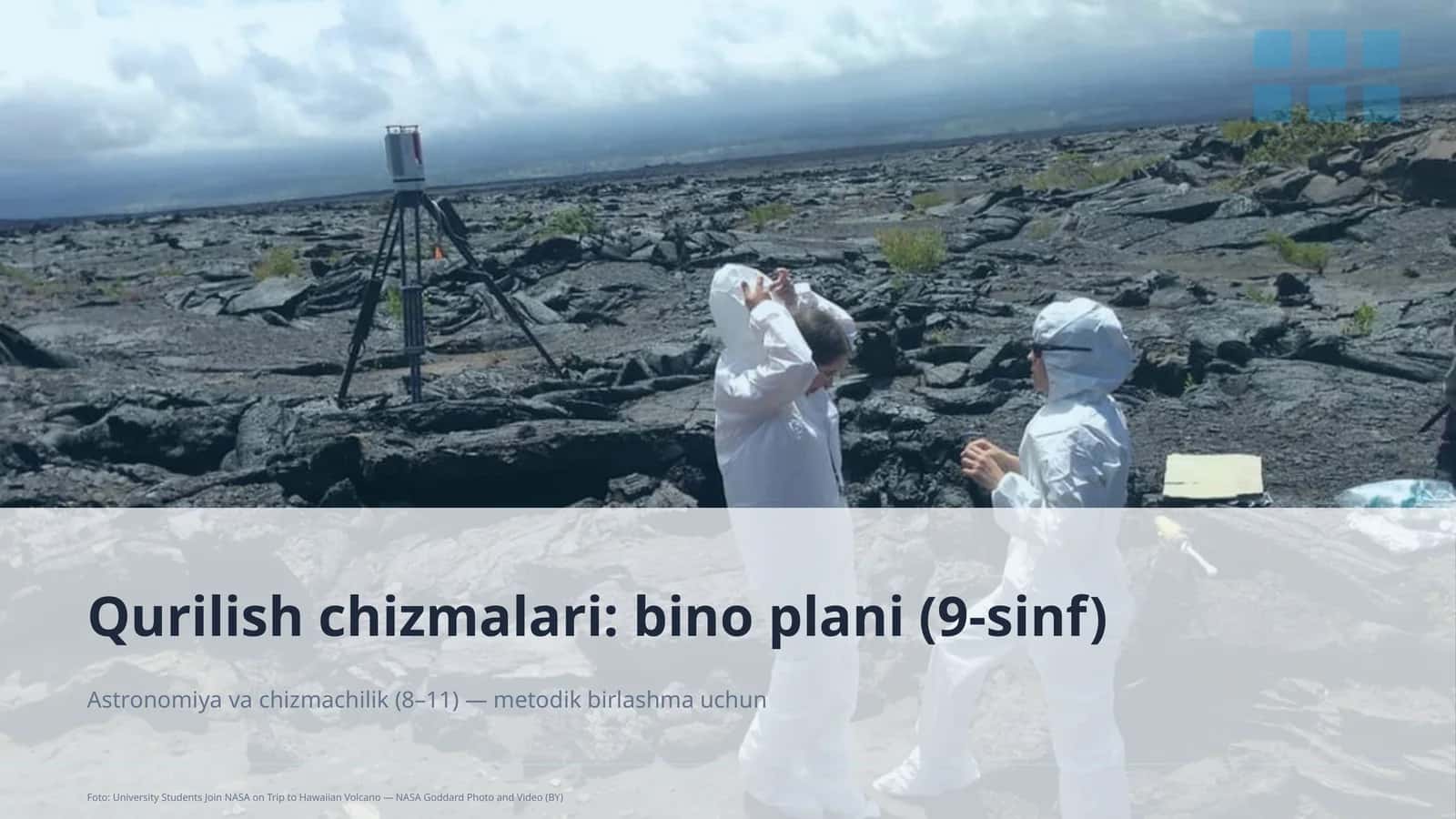 Qurilish chizmalari: bino plani (9-sinf)