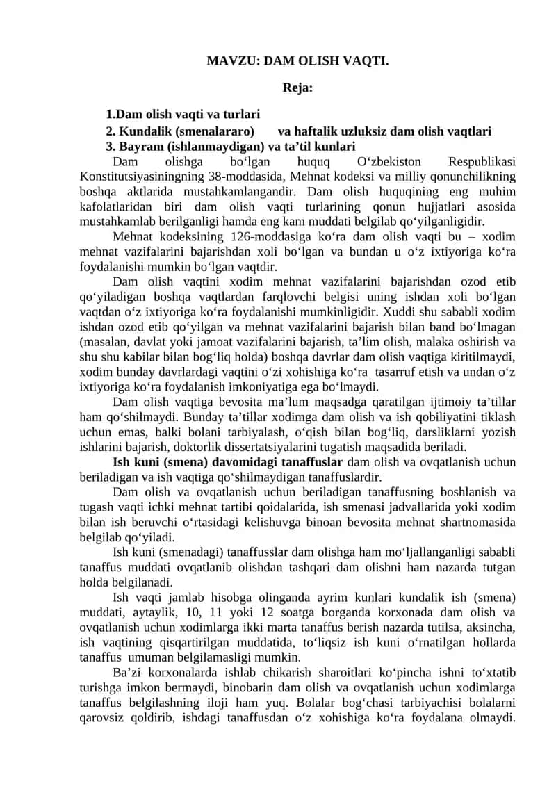 DAM OLISH VAQTI