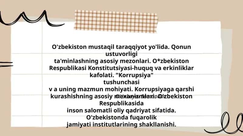 Korrupsiya tushunchasi
