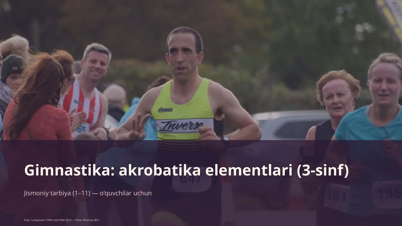 Gimnastika: akrobatika elementlari (3-sinf)