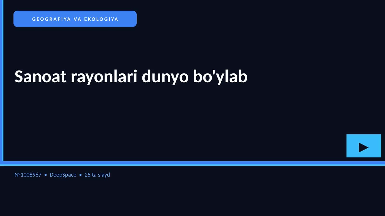Sanoat rayonlari dunyo bo'ylab