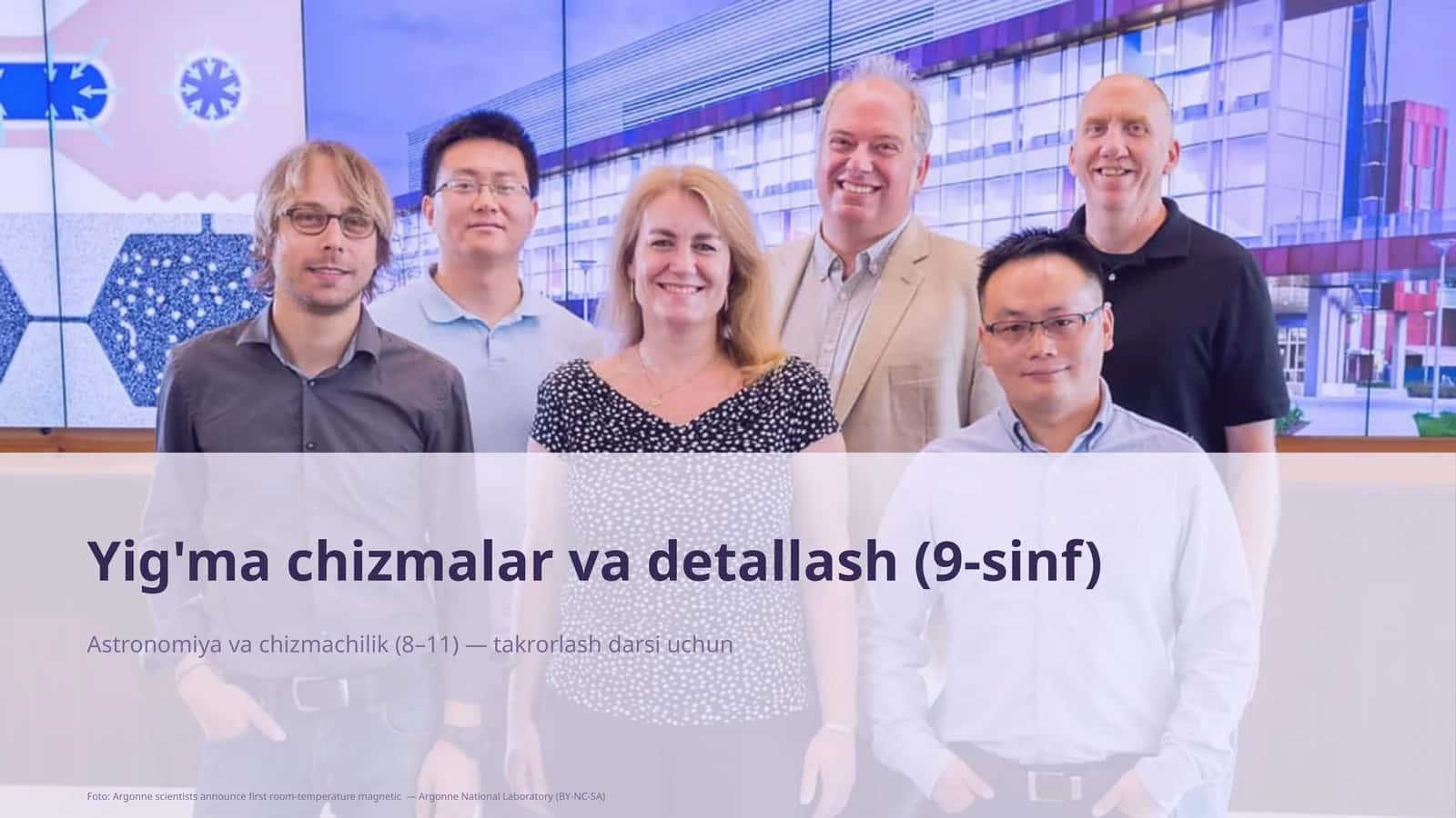 Yig'ma chizmalar va detallash (9-sinf)