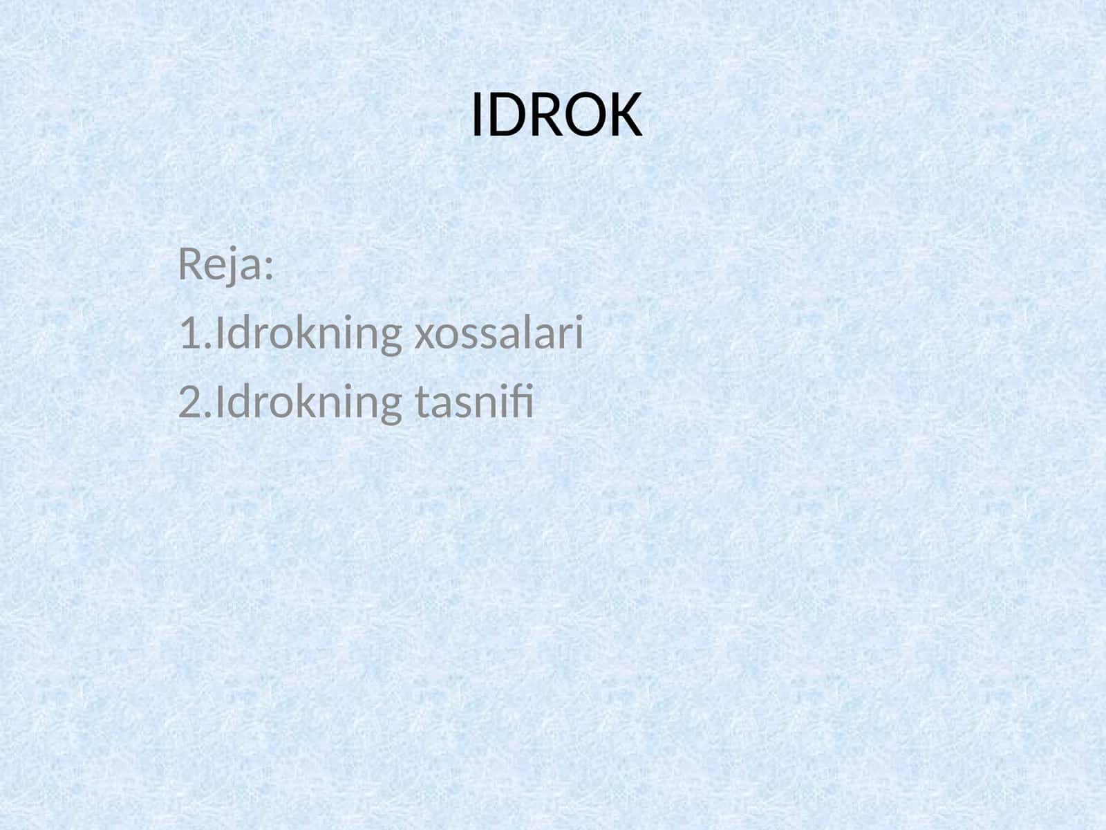 IDROK