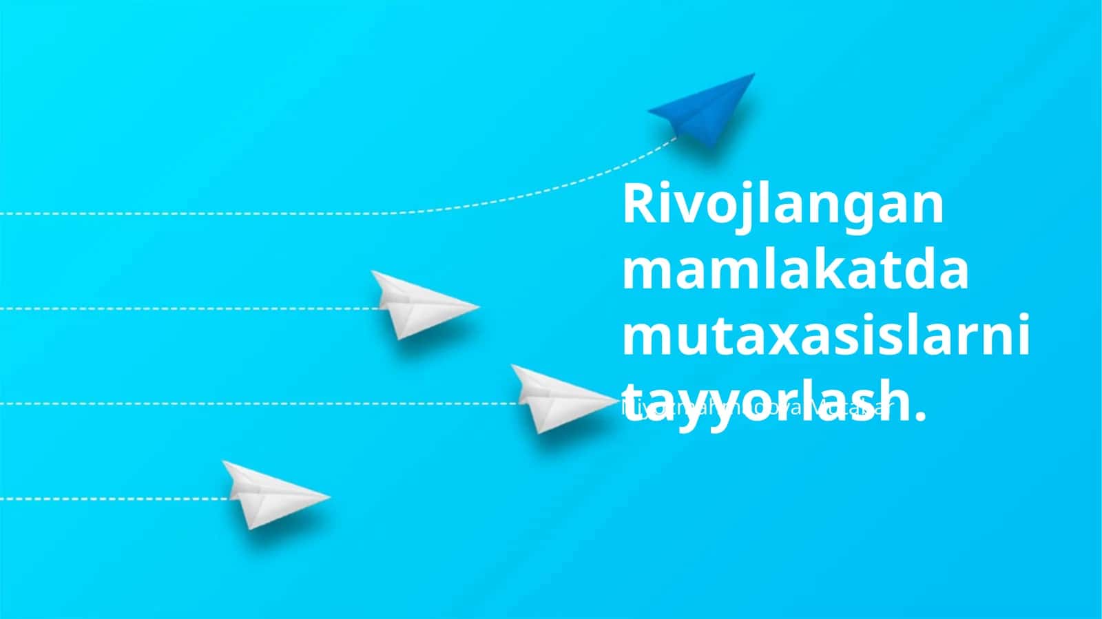 Malakali Mutaxassislarni Tayyorlashning Zamonaviy Usullari