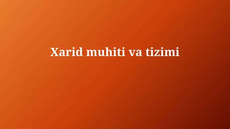 Xaridmuhitivatizimi