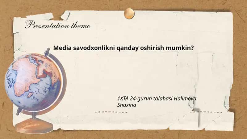 Media savodxonlikni qanday oshirish mumkin?