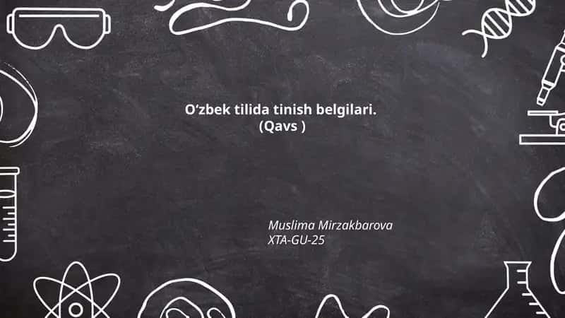 O‘zbek tilida tinish belgilari