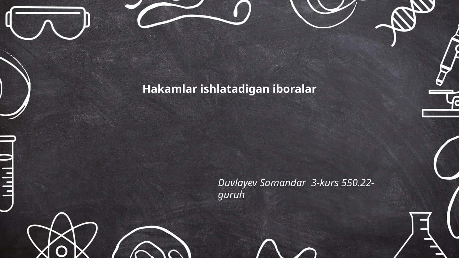 Salomlashish iboralari