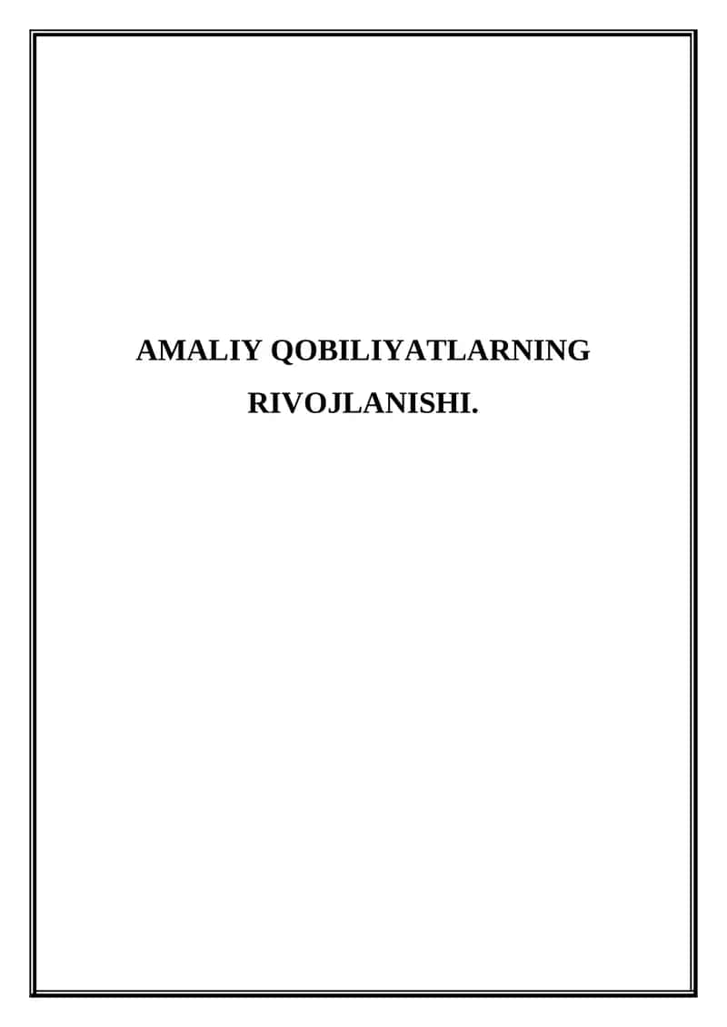 Oila psixologiyasi va bolaning ruhiy salomatligi