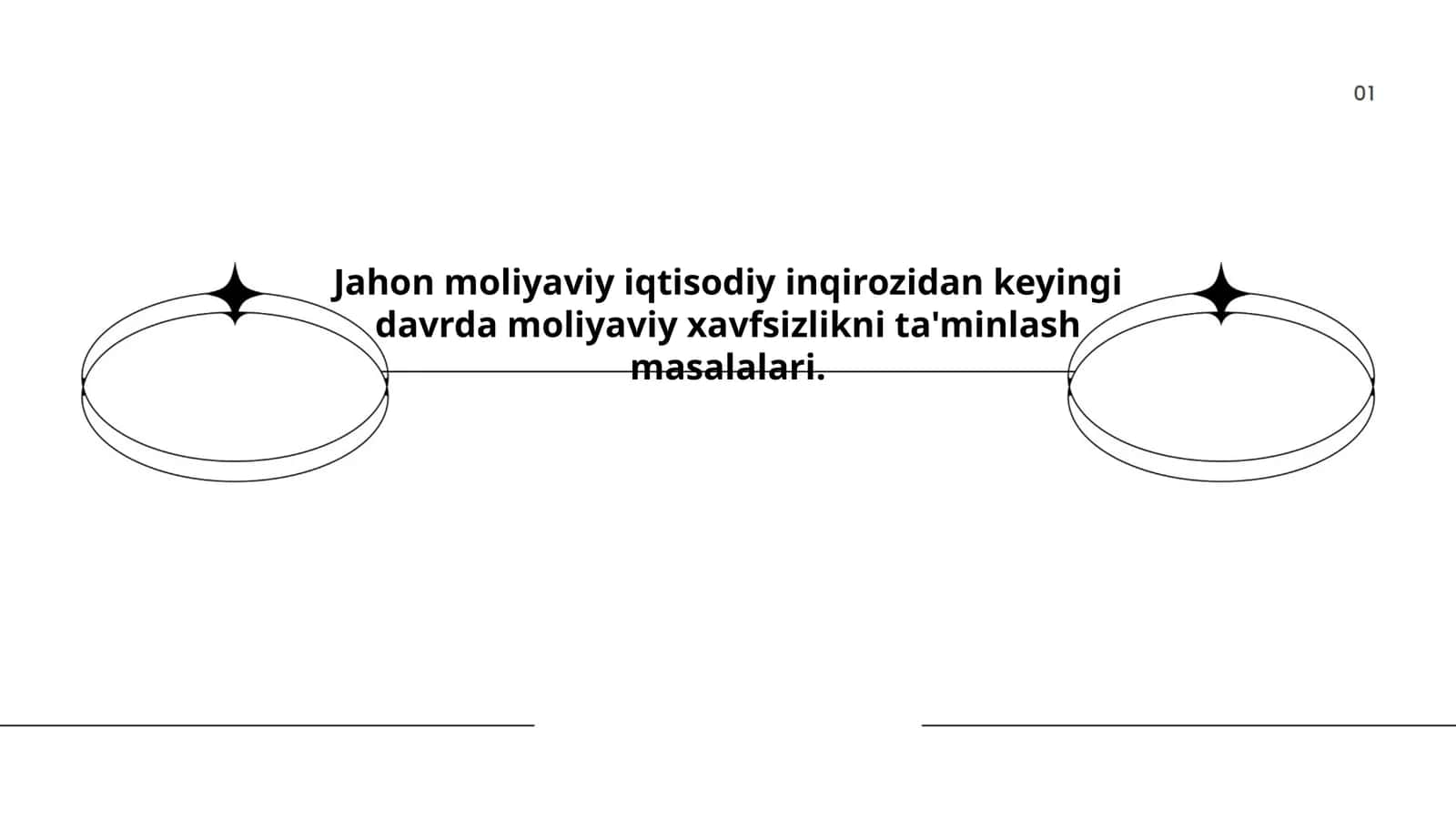 Jahon moliyaviy inqirozidan keyingi davrda moliyaviy xavfsizlikni ta'minlash masalalari