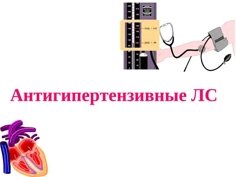 Антигипертензивные ЛС