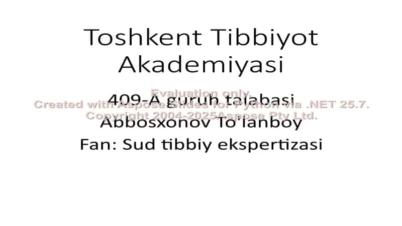 Toshkent Tibbiyot Akademiyasi