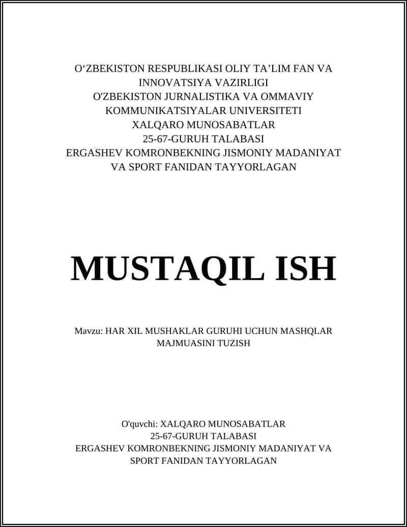 Ko'krak mushaklari uchun mashqlar dasturi