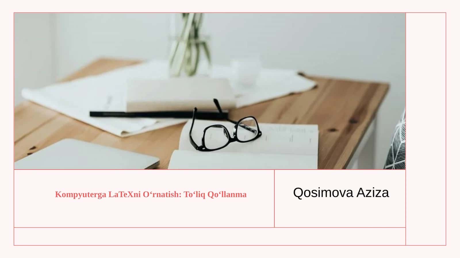 Kompyuterga LaTeXni O‘rnatish: To‘liq Qo‘llanma