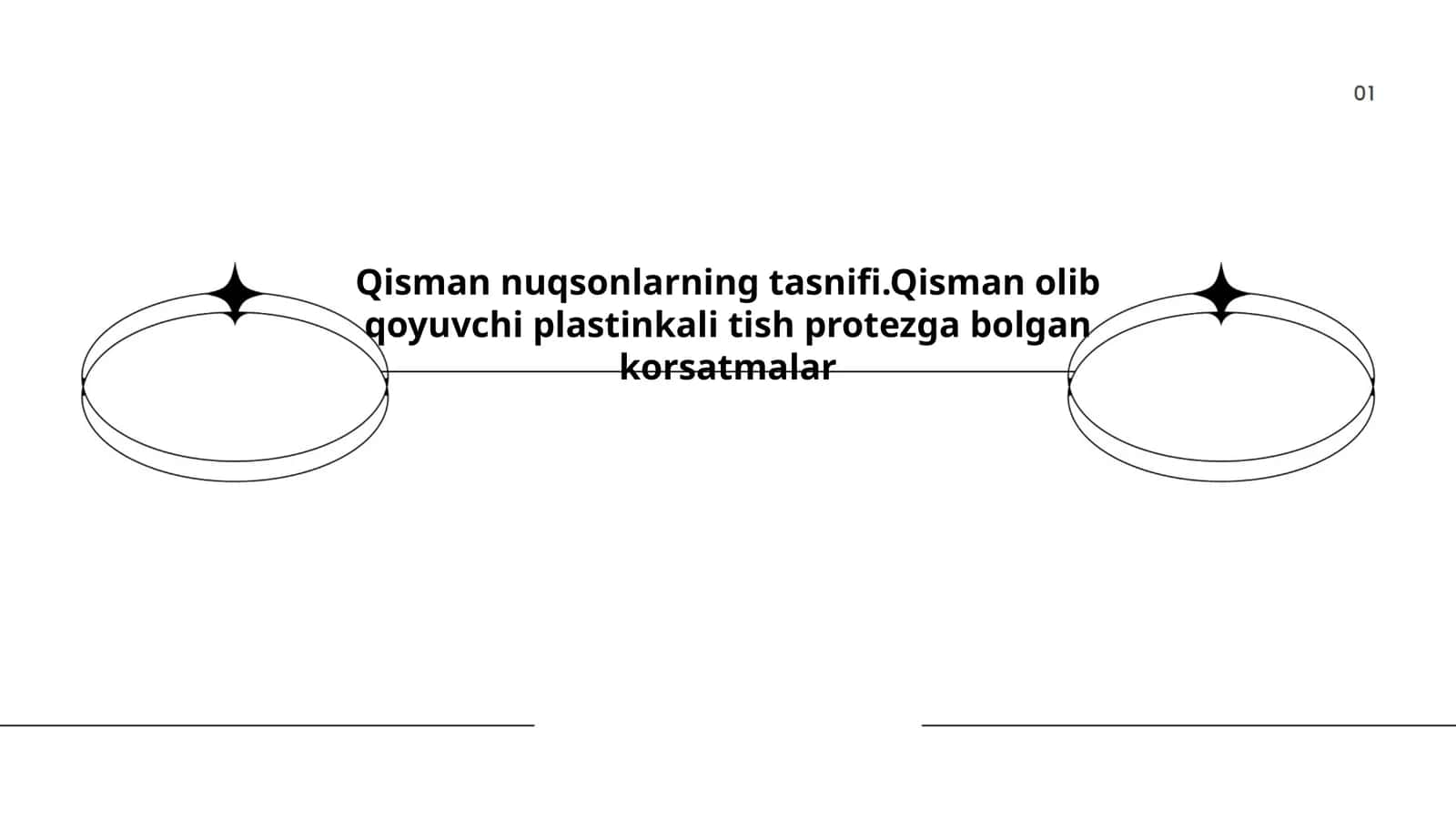 Qisman nuqsonlarning tasnifi.Qisman olib qoyuvchi plastinkali tish protezga bolgan korsatmalar