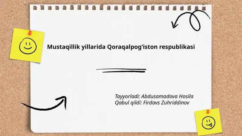 Mustaqillik yillarida Qoraqalpogʻiston respublikasi