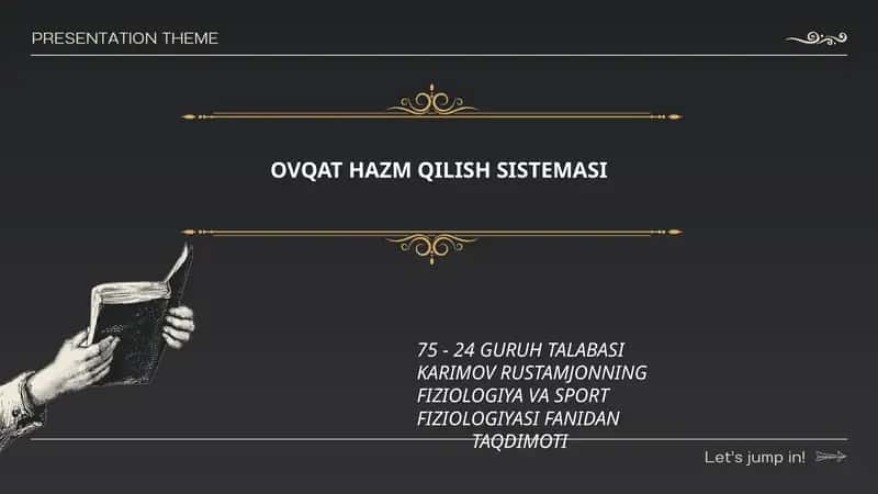 OVQAT HAZM QILISH SISTEMASI