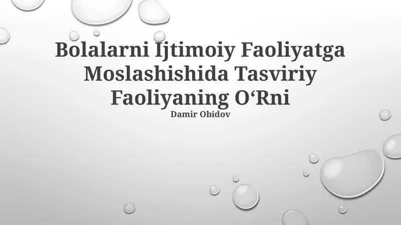 Tasviriy Faoliya