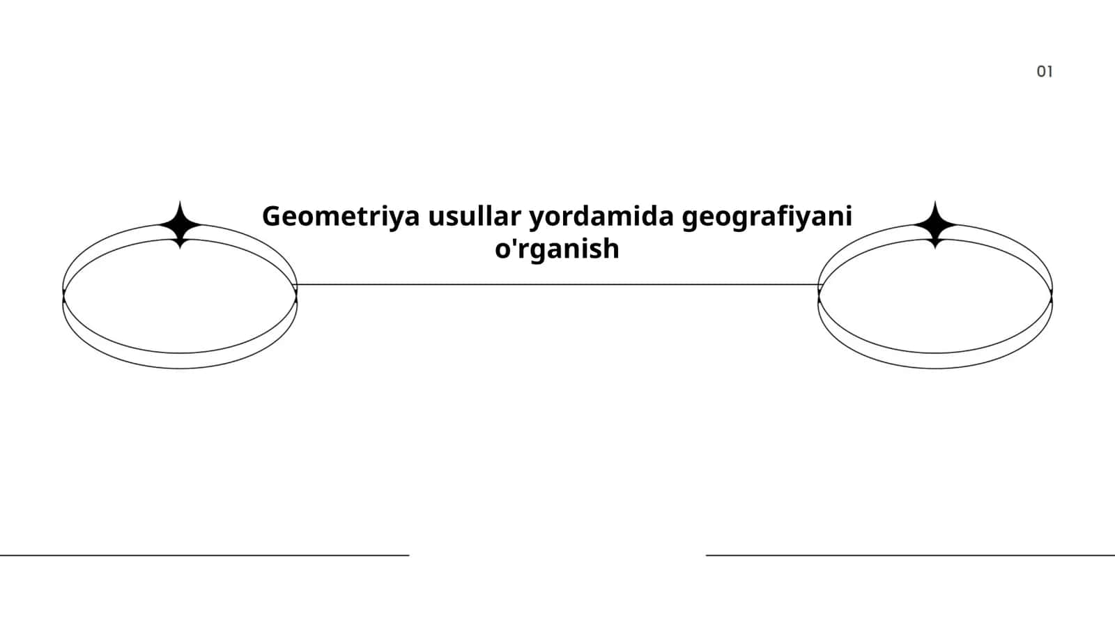 Geometriya usullar yordamida geografiyani o'rganish