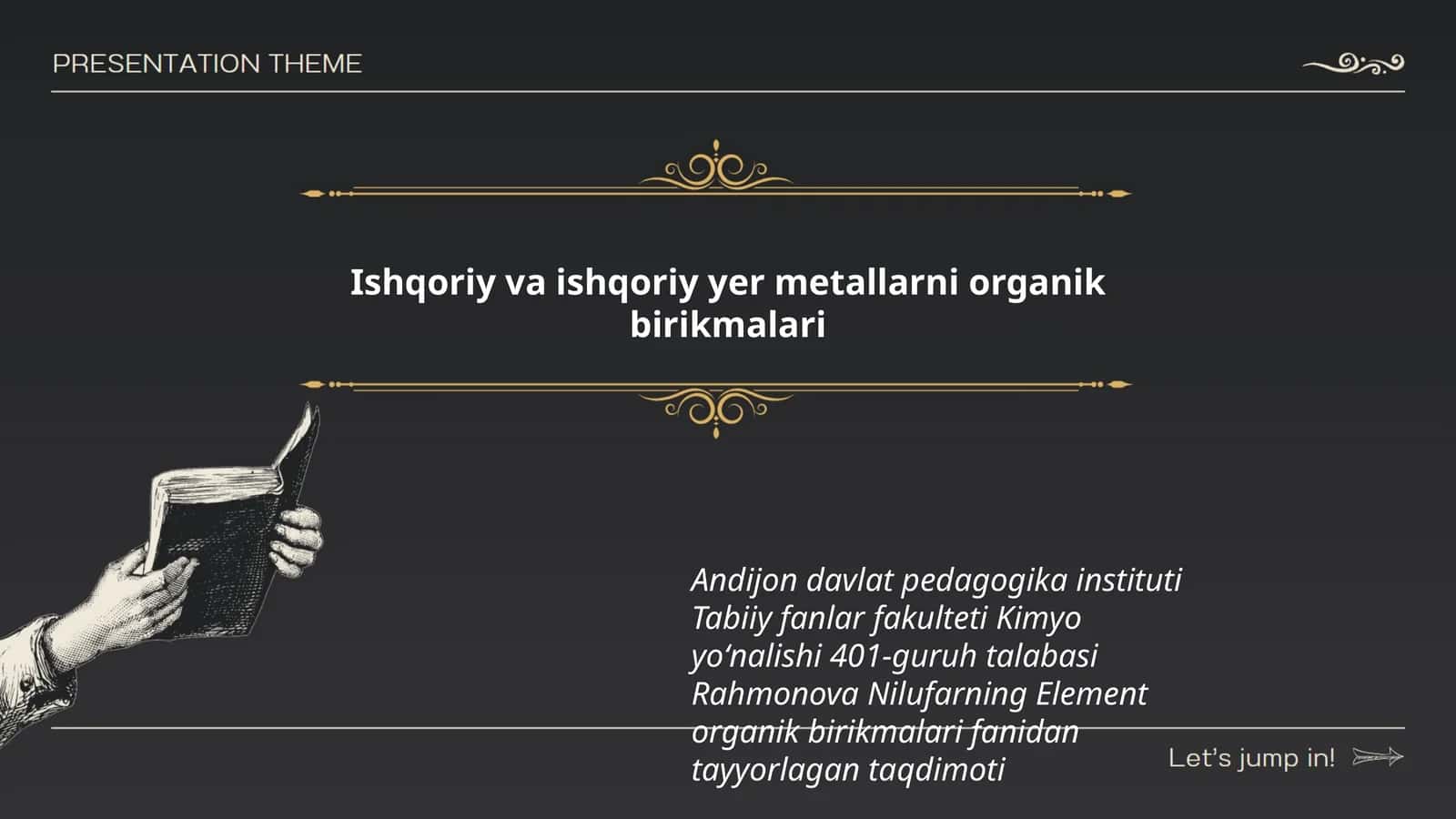 Element organik birikmalari