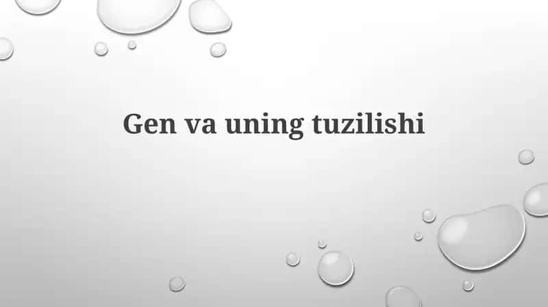 Genvauningtuzilishi