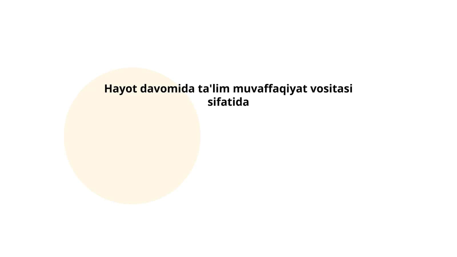 Uzliksiz ta'lim tendensiyalari va zamonaviy yondashuvlar
