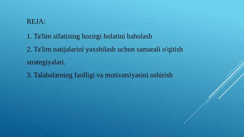 Ta'limning sifati