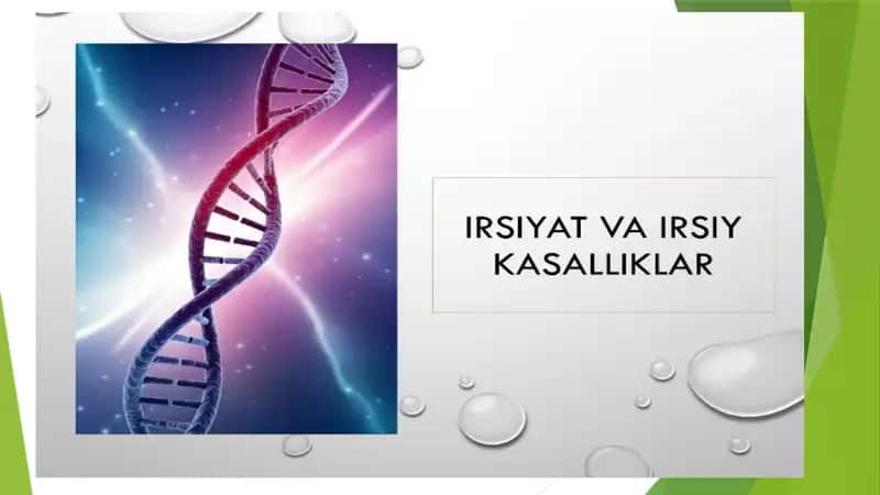 Irsiyat: Irsiyat Irsiy kasalliklar