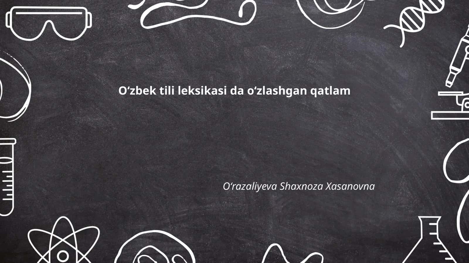 Arabcha oʻzlashmalar