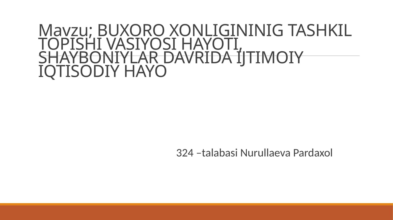 BUXORO XONLIGININIG TASHKIL TOPISHI VASIYOSI HAYOTI, SHAYBONIYLAR DAVRIDA IJTIMOIY IQTISODIY HAYO
