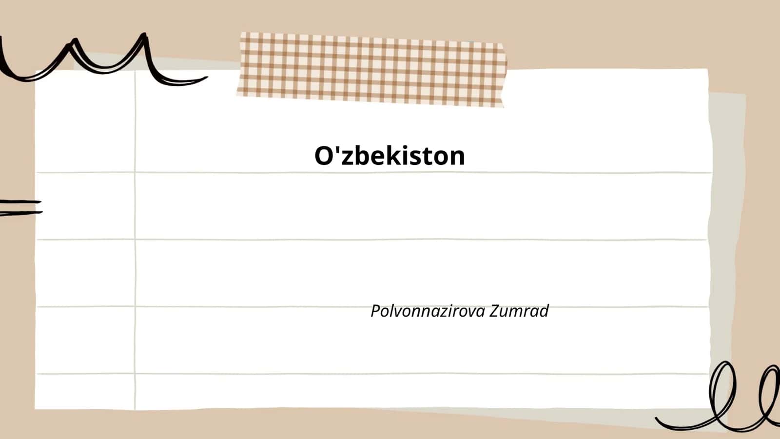 Histoire de l'Ouzbékistan