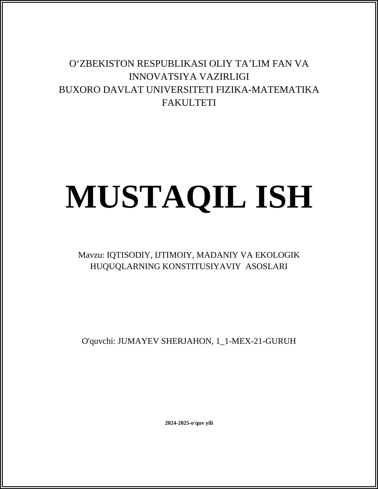 Iqtisodiy huquqlarning huquqiy manbalari