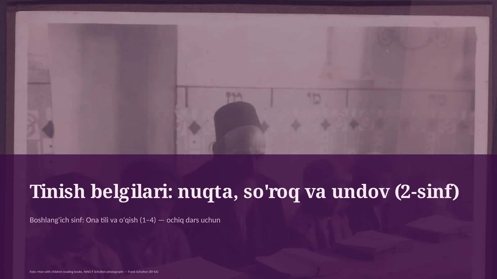 Ona tili va o'qish (1–4)