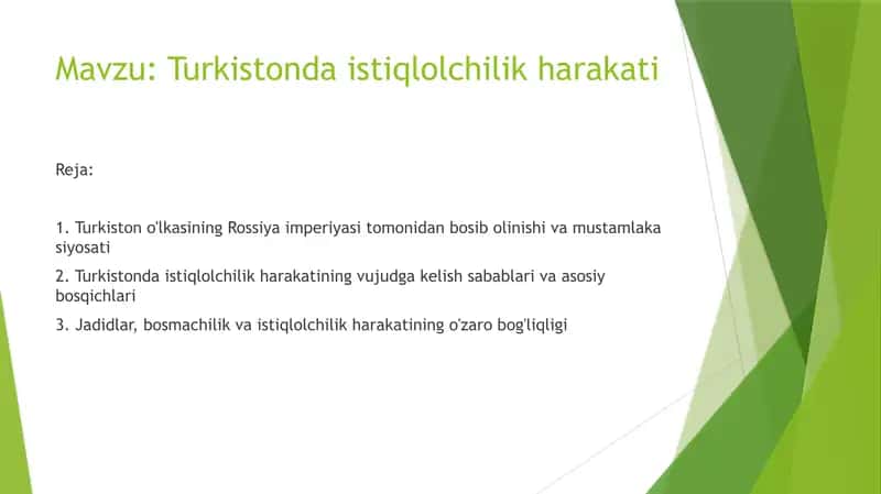 Turkistonda istiqlolchilik harakati