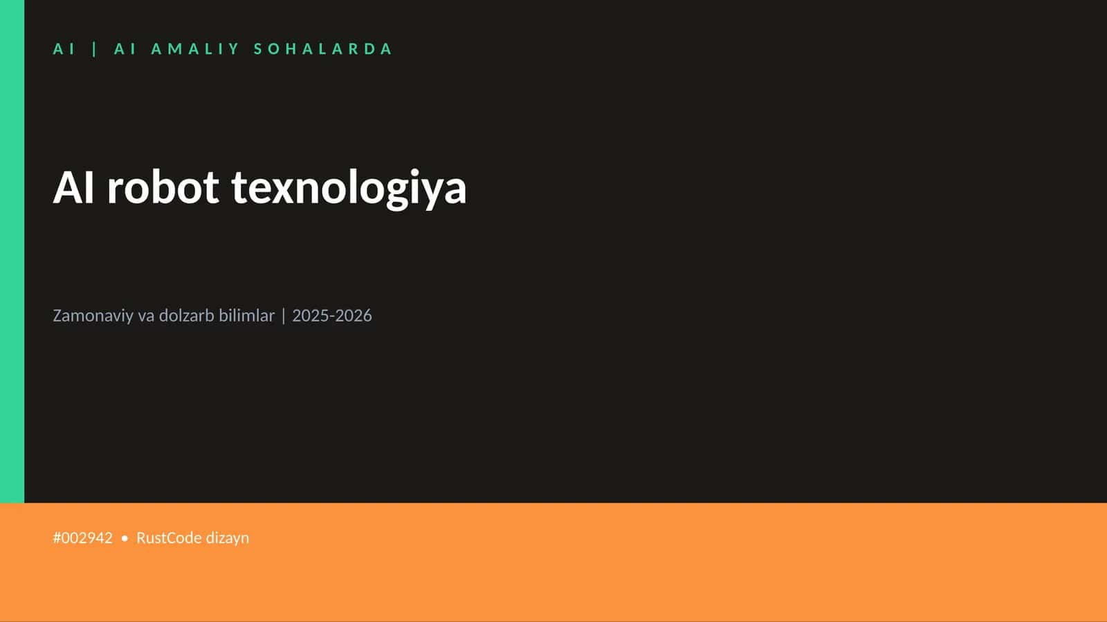 AI robot texnologiya