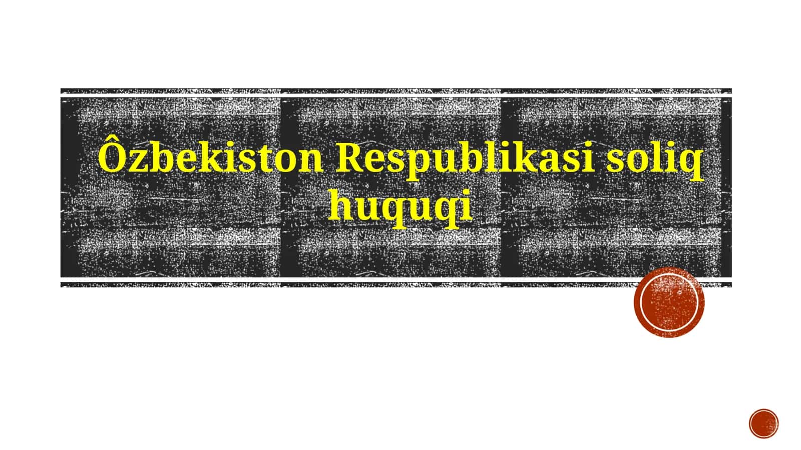 Soliq qonunchiligi