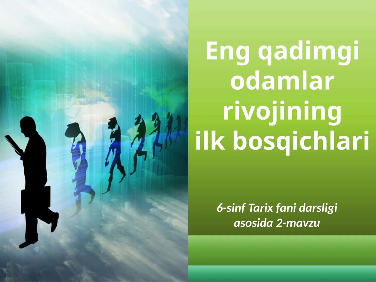 6-sinf Tarix fanidan darsligi asosida 2-mavzu