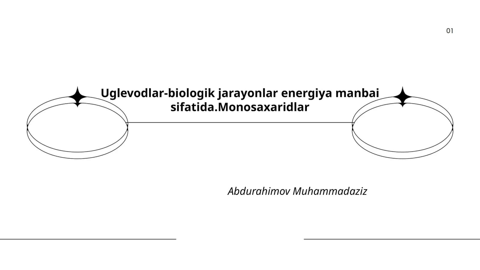 Uglevodlar-biologik jarayonlar energiya manbai sifatida.Monosaxaridlar