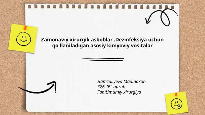 Zamonaviy xirurgik asboblar