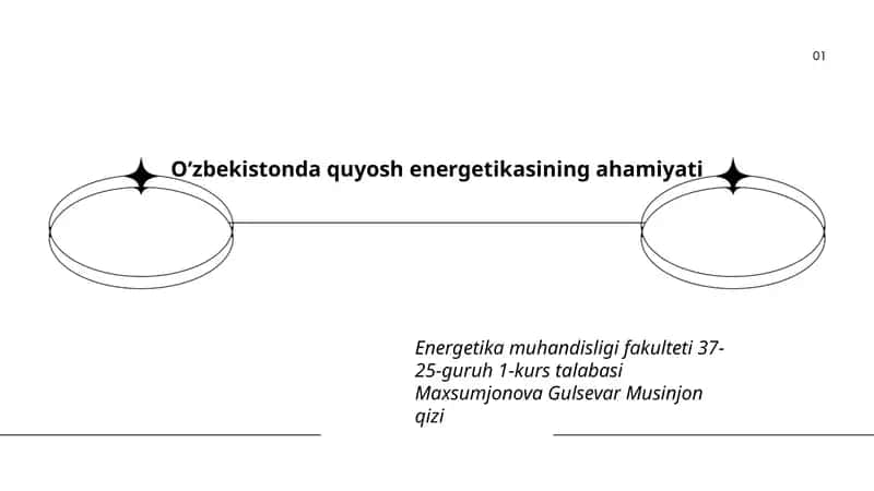 Oʻzbekistonda quyosh energetikasining ahamiyati