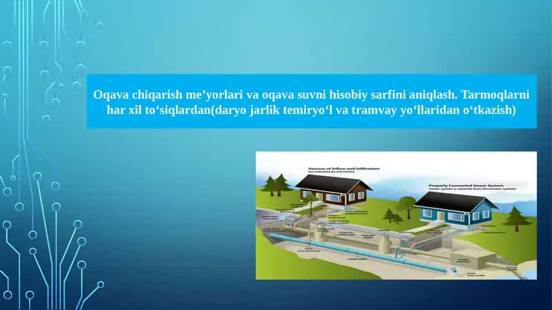 Oqava suvni hisobiy sarfini aniqlash