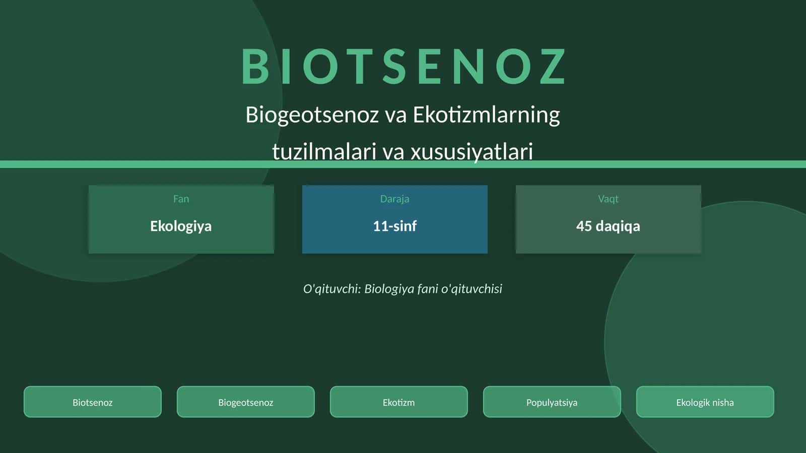 BIOTSENOZ