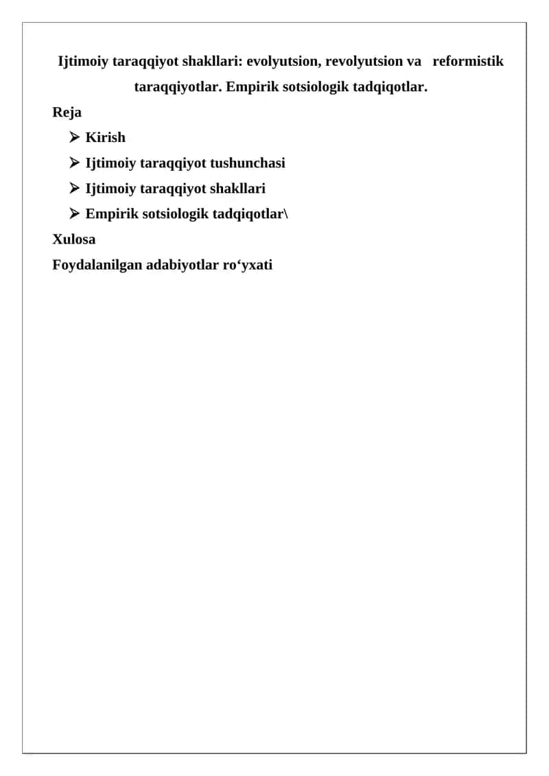 Ijtimoiy taraqqiyot shakllari