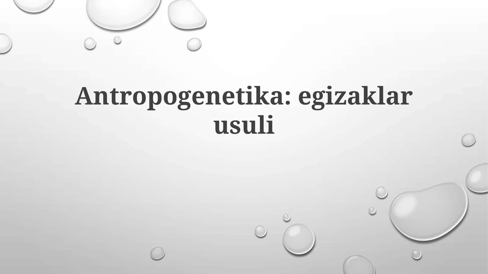 Egizaklar usuli